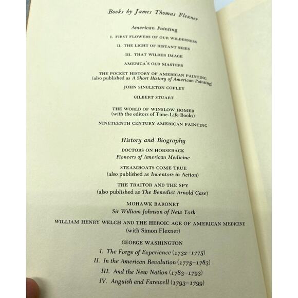 First‎ Edition George Washington Anguish and Farewell by James Thomas Flexner - Picture 3 of 8